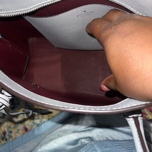 Gray Kate Spade bag